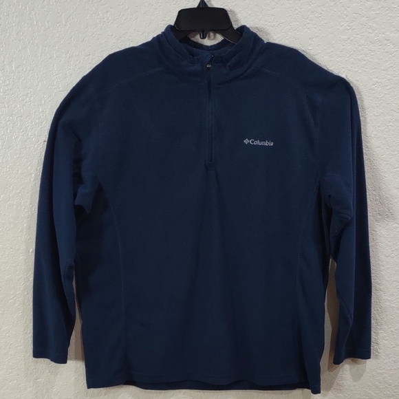 Columbia Other - Columbia Blue Performance Jacket with Mock Neck